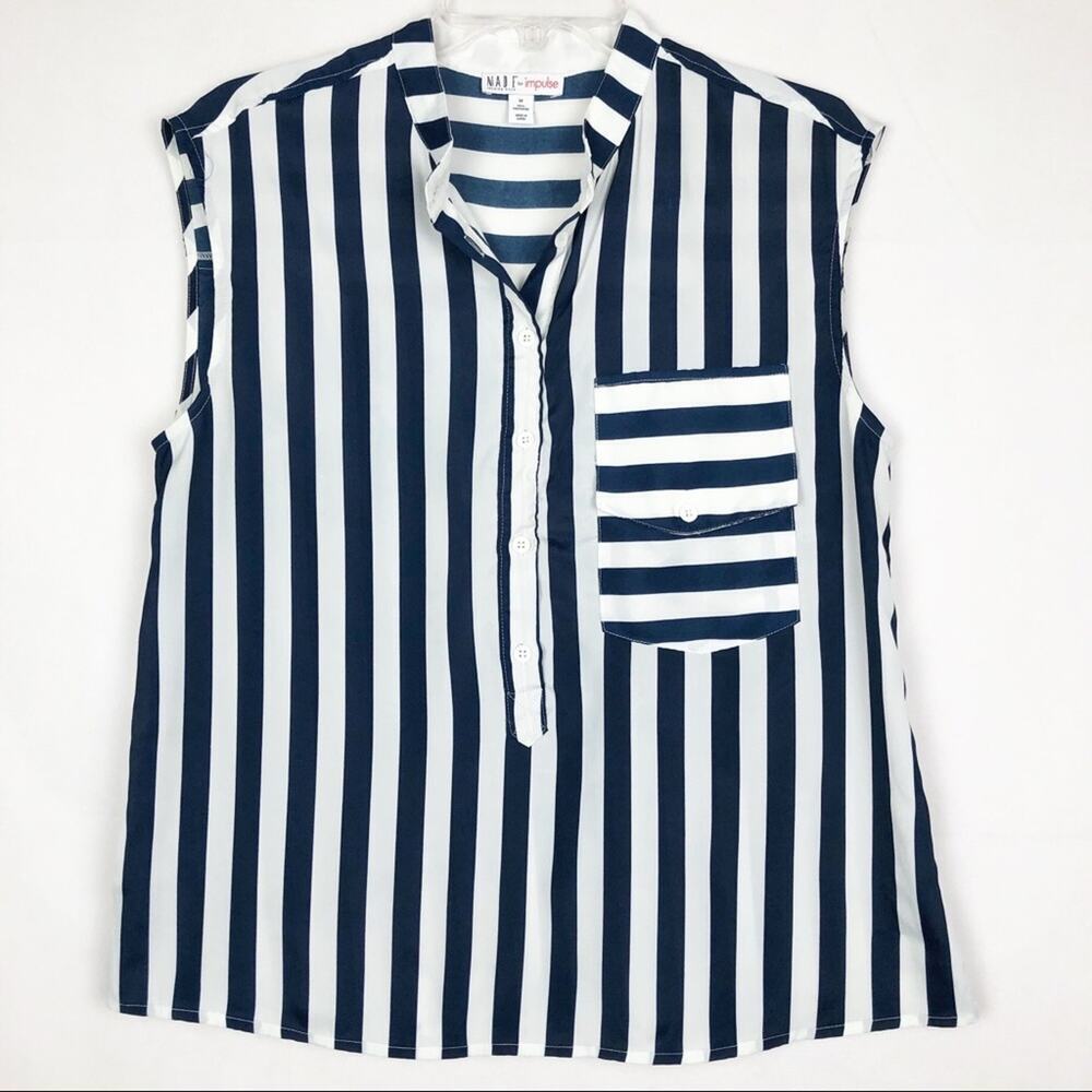 Vintage Made For Impulse Womens Top Medium Capsule Retro Preppy Polished Career